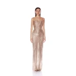 Bronx and Banco Dresses - Bronx and Banco Sequin Evening Dress - Natalie De'Banco Design - Shop at Luxury Shoes 
