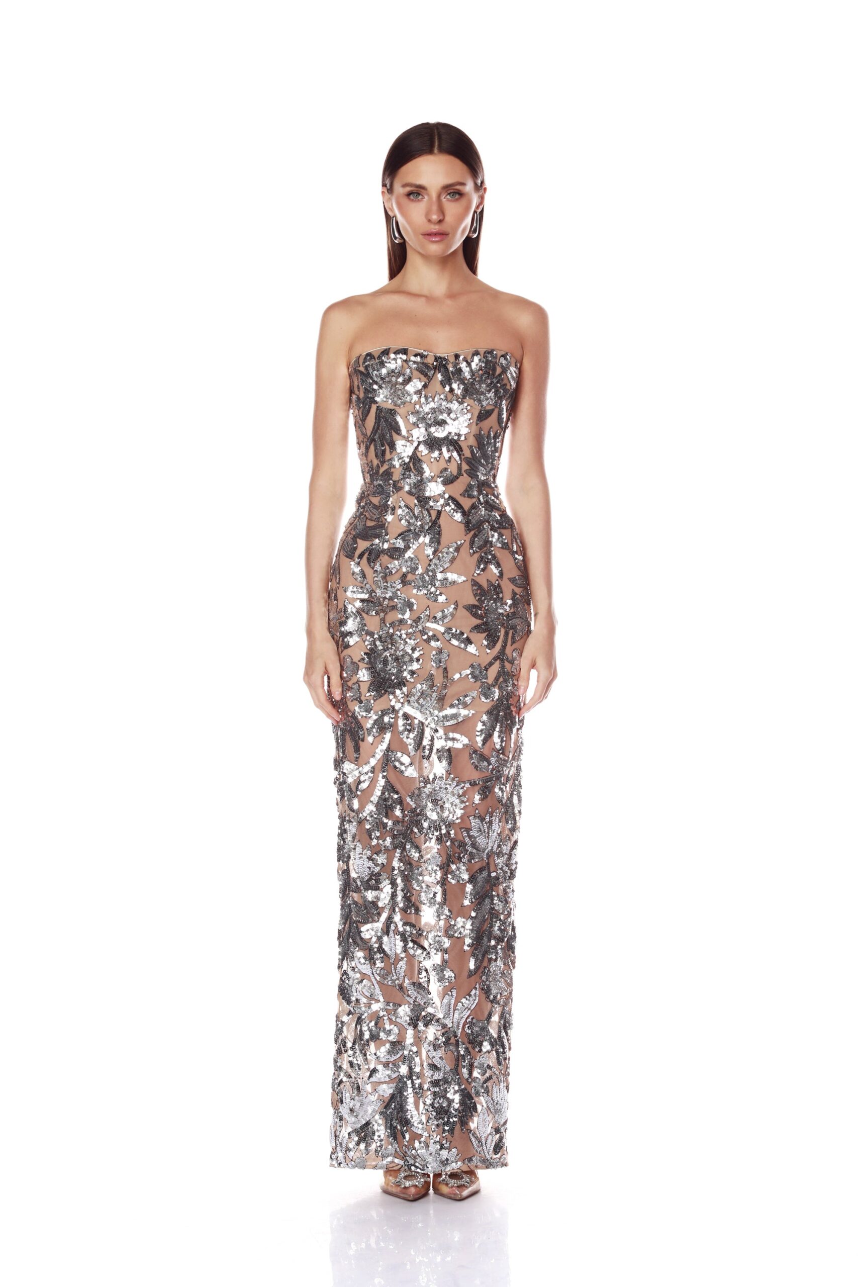 Bronx and Banco Dresses - Bronx and Banco Sequin Evening Dress - Natalie De'Banco Design - Shop at Luxury Shoes Bronx and Banco Dresses - Bronx and Banco Sequin Evening Dress - Natalie De'Banco Design - Shop at Luxury Shoes