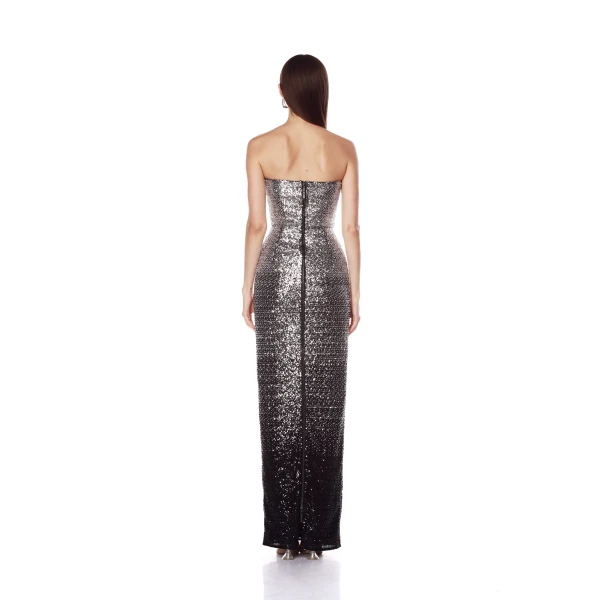 Bronx and Banco Dresses - Bronx and Banco Sequin Evening Dress - Natalie De'Banco Design - Shop at Luxury Shoes 