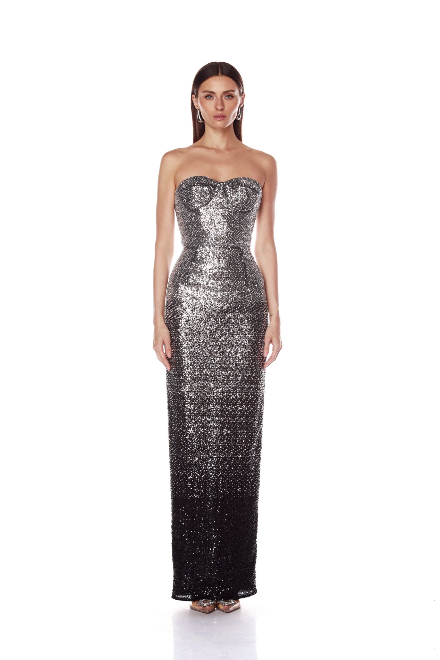 Bronx and Banco Dresses - Bronx and Banco Sequin Evening Dress - Natalie De'Banco Design - Shop at Luxury Shoes Bronx and Banco Dresses - Bronx and Banco Sequin Evening Dress - Natalie De'Banco Design - Shop at Luxury Shoes