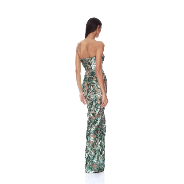 Bronx and Banco Dresses - Bronx and Banco Sequin Evening Dress - Natalie De'Banco Design - Shop at Luxury Shoes 