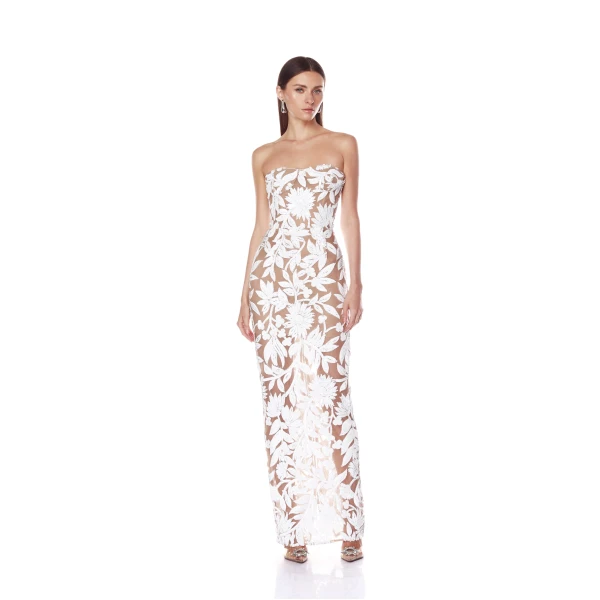 Bronx and Banco Dresses - Bronx and Banco Sequin Evening Dress - Natalie De'Banco Design - Shop at Luxury Shoes 