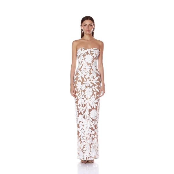 Bronx and Banco Dresses - Bronx and Banco Sequin Evening Dress - Natalie De'Banco Design - Shop at Luxury Shoes 