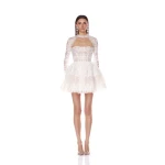Bronx and Banco Dresses - Bronx and Banco Sequin Evening Dress - Natalie De'Banco Design - Shop at Luxury Shoes 