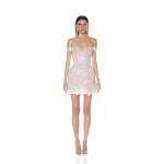 Bronx and Banco Dresses - Bronx and Banco Sequin Evening Dress - Natalie De'Banco Design - Shop at Luxury Shoes 