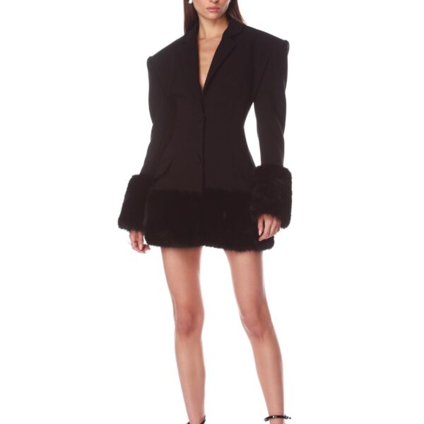 Bronx and Banco Emerson Black Blazer Dress, view 2
