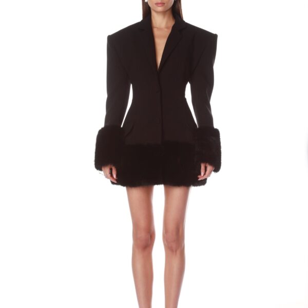 Bronx and Banco Emerson Black Blazer Dress