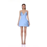 Bronx and Banco Dresses - Bronx and Banco Sequin Evening Dress - Natalie De'Banco Design - Shop at Luxury Shoes 