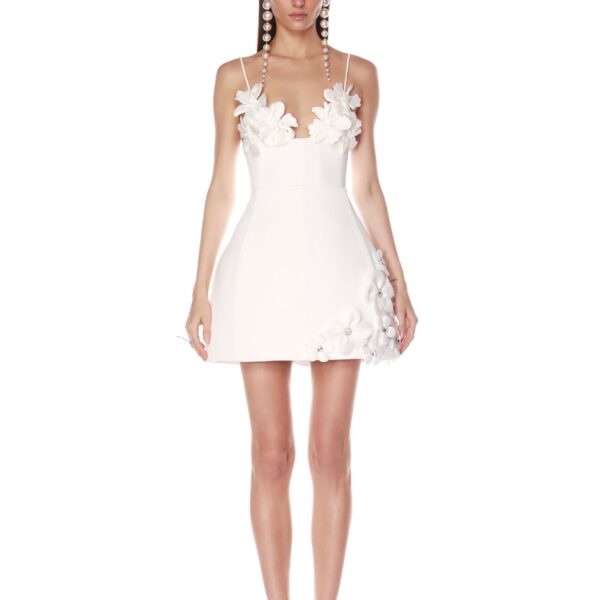 Bronx and Banco Emma White Mini Dress