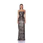 Bronx and Banco Dresses - Bronx and Banco Sequin Evening Dress - Natalie De'Banco Design - Shop at Luxury Shoes 