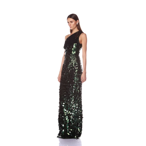 Bronx and Banco Dresses - Bronx and Banco Sequin Evening Dress - Natalie De'Banco Design - Shop at Luxury Shoes 