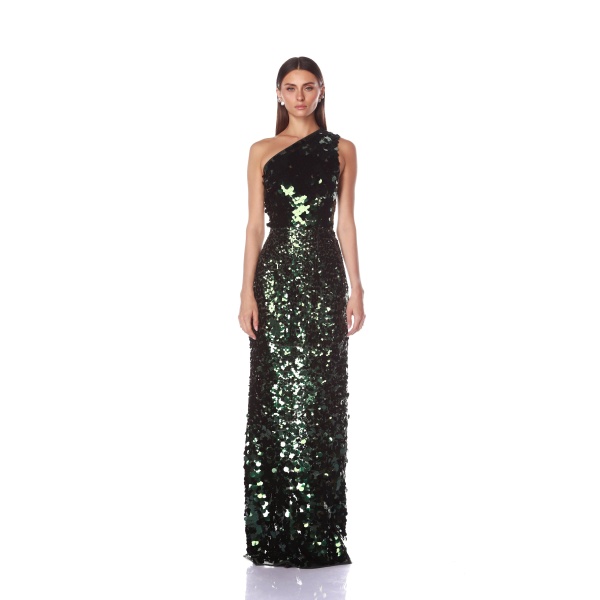 Bronx and Banco Dresses - Bronx and Banco Sequin Evening Dress - Natalie De'Banco Design - Shop at Luxury Shoes 