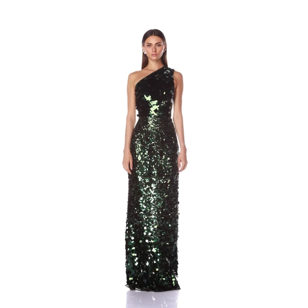 Bronx and Banco Dresses - Bronx and Banco Sequin Evening Dress - Natalie De'Banco Design - Shop at Luxury Shoes 