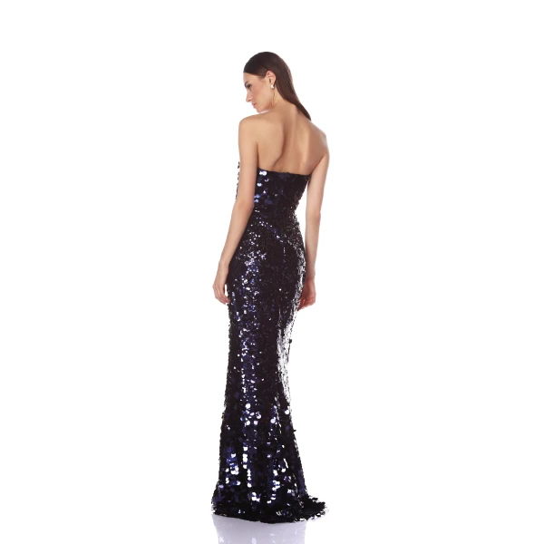 Bronx and Banco Dresses - Bronx and Banco Sequin Evening Dress - Natalie De'Banco Design - Shop at Luxury Shoes 