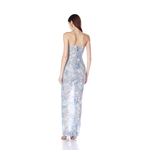 Bronx and Banco Dresses - Bronx and Banco Sequin Evening Dress - Natalie De'Banco Design - Shop at Luxury Shoes 