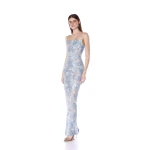 Bronx and Banco Dresses - Bronx and Banco Sequin Evening Dress - Natalie De'Banco Design - Shop at Luxury Shoes 