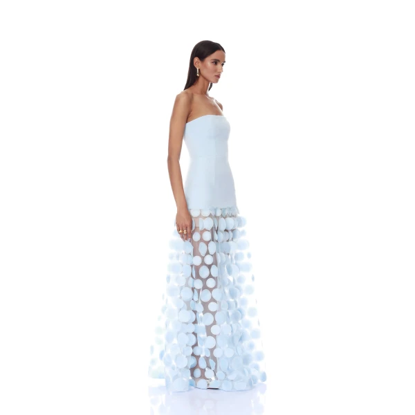 Bronx and Banco Dresses - Bronx and Banco Sequin Evening Dress - Natalie De'Banco Design - Shop at Luxury Shoes 
