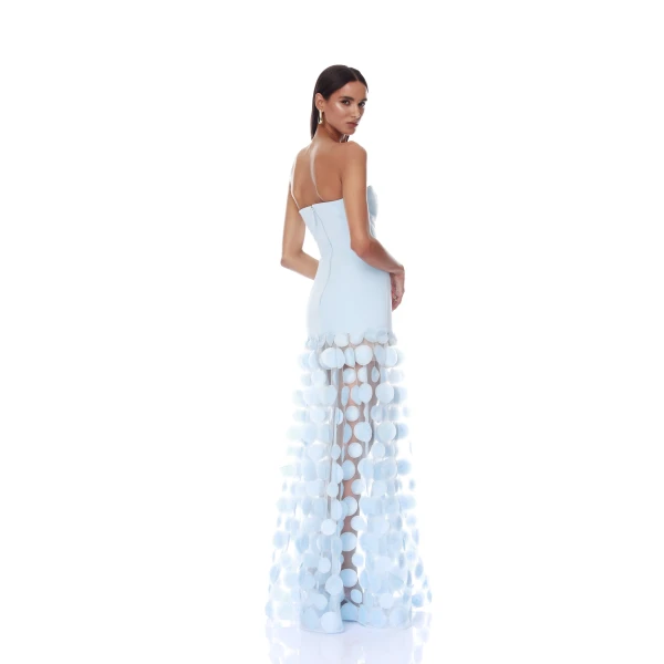 Bronx and Banco Dresses - Bronx and Banco Sequin Evening Dress - Natalie De'Banco Design - Shop at Luxury Shoes 