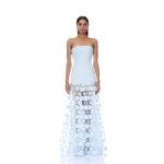 Bronx and Banco Dresses - Bronx and Banco Sequin Evening Dress - Natalie De'Banco Design - Shop at Luxury Shoes 