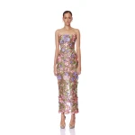 Bronx and Banco Dresses - Bronx and Banco Sequin Evening Dress - Natalie De'Banco Design - Shop at Luxury Shoes 