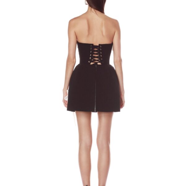 Bronx and Banco Jasmine Maraya Black & White Mini Dress, view 4