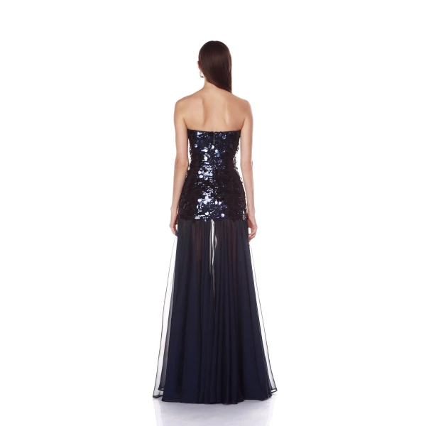 Bronx and Banco Dresses - Bronx and Banco Sequin Evening Dress - Natalie De'Banco Design - Shop at Luxury Shoes 