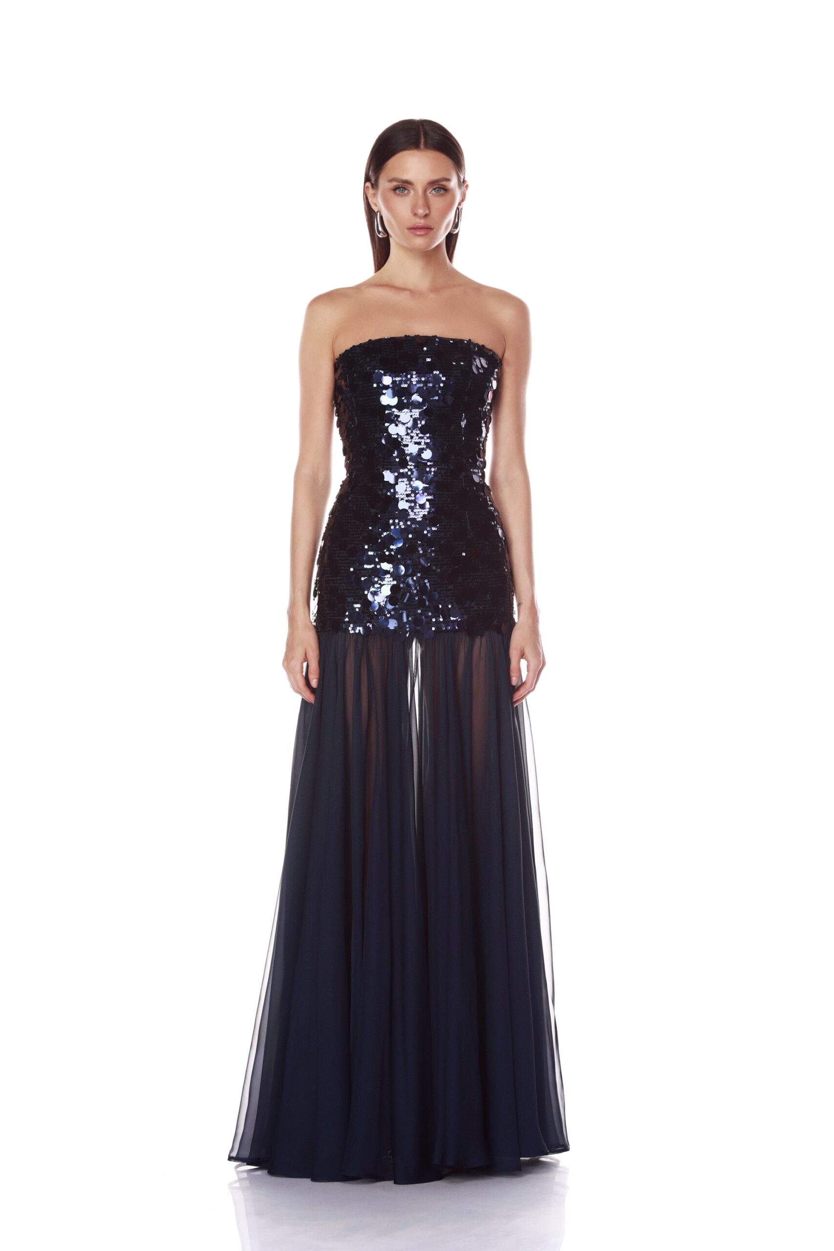 Bronx and Banco Dresses - Bronx and Banco Sequin Evening Dress - Natalie De'Banco Design - Shop at Luxury Shoes Bronx and Banco Dresses - Bronx and Banco Sequin Evening Dress - Natalie De'Banco Design - Shop at Luxury Shoes