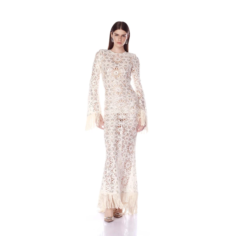 Bronx and Banco Dresses - Bronx and Banco Sequin Evening Dress - Natalie De'Banco Design - Shop at Luxury Shoes 
