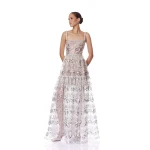 Bronx and Banco Dresses - Bronx and Banco Sequin Evening Dress - Natalie De'Banco Design - Shop at Luxury Shoes 