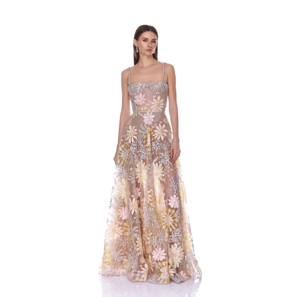 Bronx and Banco Dresses - Bronx and Banco Sequin Evening Dress - Natalie De'Banco Design - Shop at Luxury Shoes 