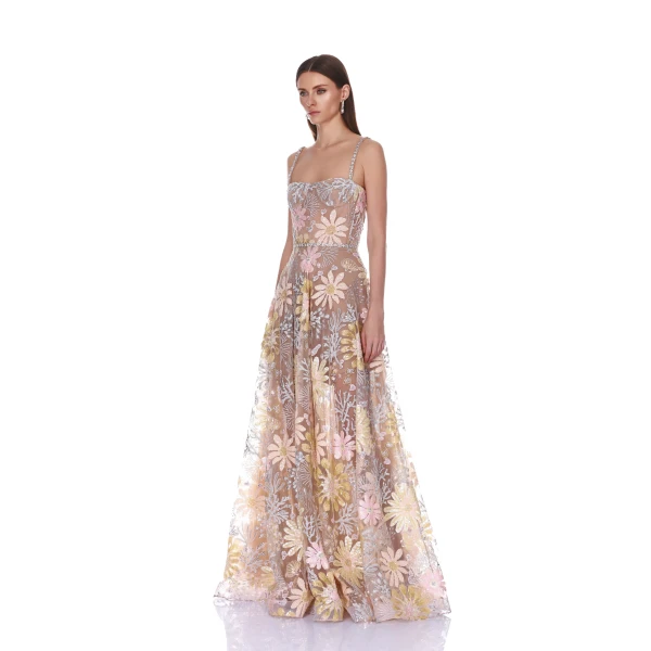 Bronx and Banco Dresses - Bronx and Banco Sequin Evening Dress - Natalie De'Banco Design - Shop at Luxury Shoes 
