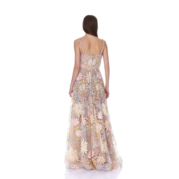 Bronx and Banco Dresses - Bronx and Banco Sequin Evening Dress - Natalie De'Banco Design - Shop at Luxury Shoes 