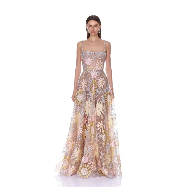 Bronx and Banco Dresses - Bronx and Banco Sequin Evening Dress - Natalie De'Banco Design - Shop at Luxury Shoes 