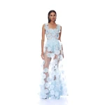 Bronx and Banco Dresses - Bronx and Banco Sequin Evening Dress - Natalie De'Banco Design - Shop at Luxury Shoes 