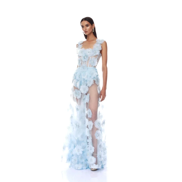 Bronx and Banco Dresses - Bronx and Banco Sequin Evening Dress - Natalie De'Banco Design - Shop at Luxury Shoes 