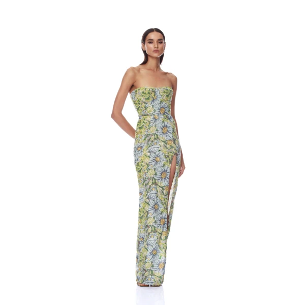 Bronx and Banco Dresses - Bronx and Banco Sequin Evening Dress - Natalie De'Banco Design - Shop at Luxury Shoes 