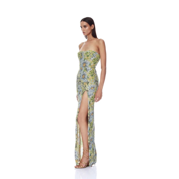 Bronx and Banco Dresses - Bronx and Banco Sequin Evening Dress - Natalie De'Banco Design - Shop at Luxury Shoes 