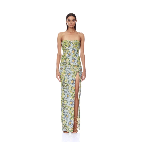 Bronx and Banco Dresses - Bronx and Banco Sequin Evening Dress - Natalie De'Banco Design - Shop at Luxury Shoes 
