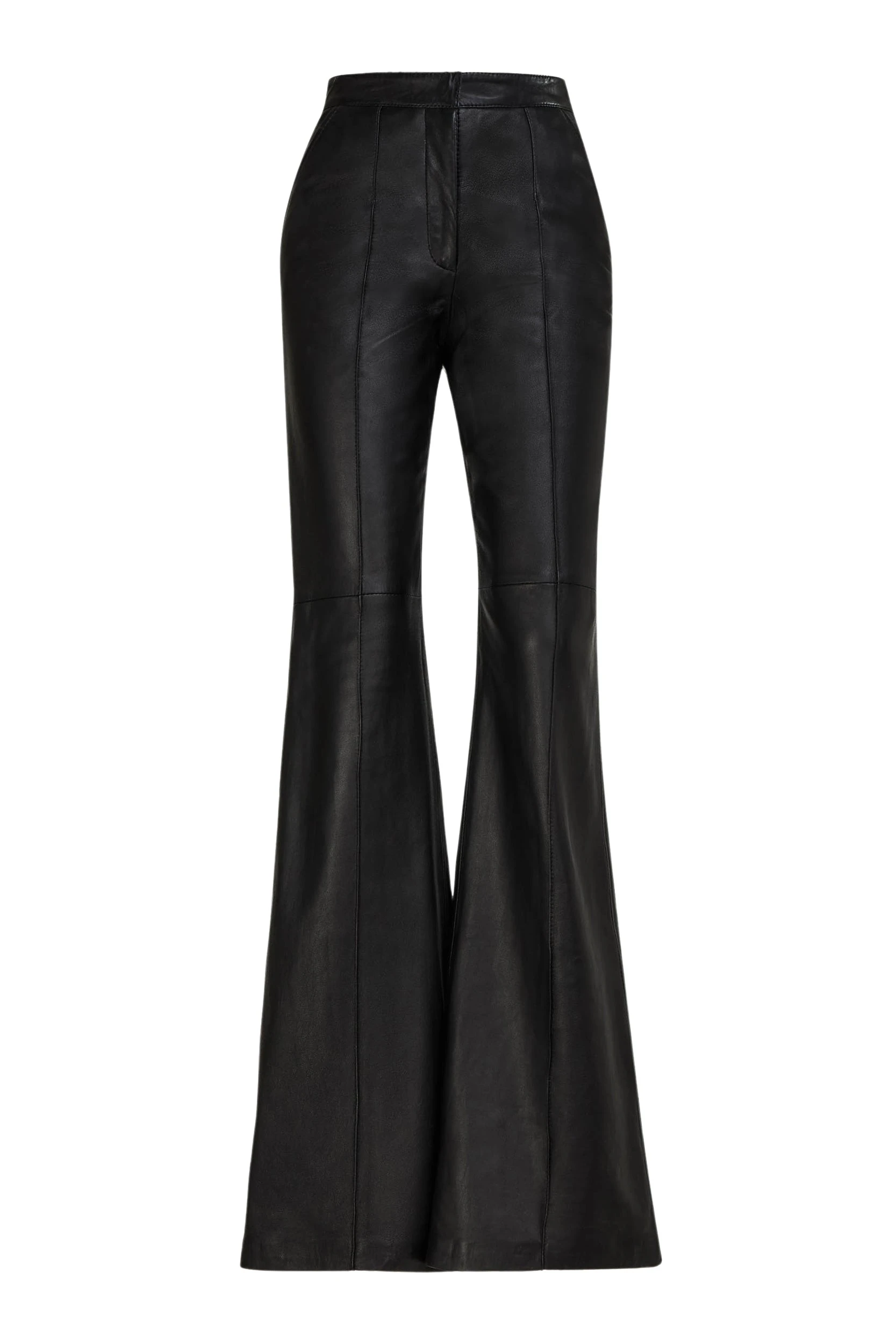 Carmina-Leather-Wide-Leg-Trousers-Costarellos-Pants79795_nobg Costarellos Pants - Romantic Greek Lace - Shop at Luxury Shoes
