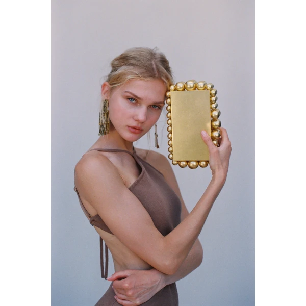 Cult Gaia Eos Clutch - Cult Gaia Clutch Bags - Bamboo & Acrylic Bags - Shop at Luxury Shoes 