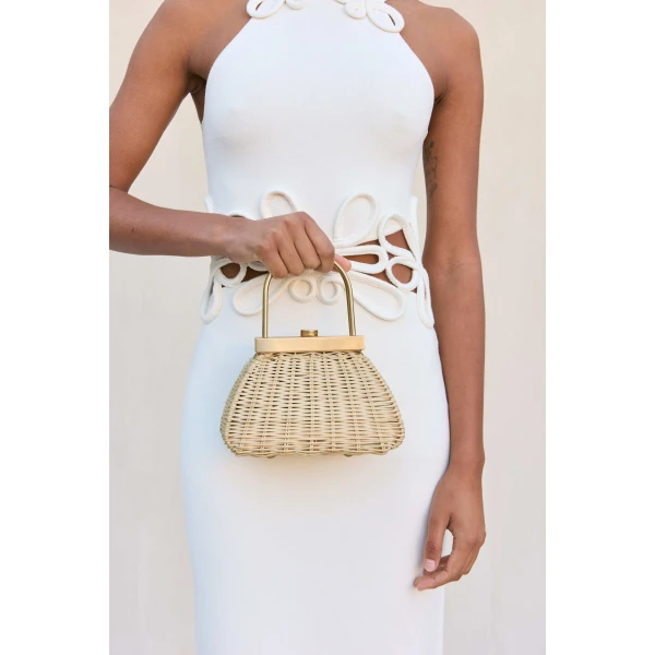 Cult Gaia Estelle Bag - Cult Gaia Totes & Top-Handle Bags - Bamboo & Acrylic Bags - Shop at Luxury Shoes 