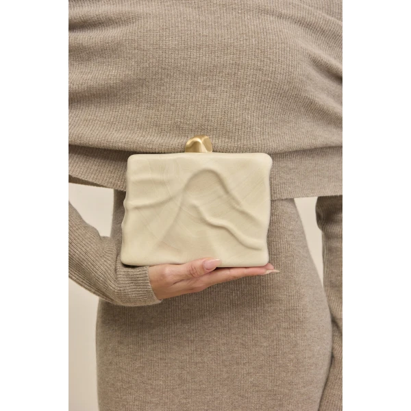 Cult Gaia Flyn Clutch - Cult Gaia Clutch Bags - Bamboo & Acrylic Bags - Shop at Luxury Shoes 