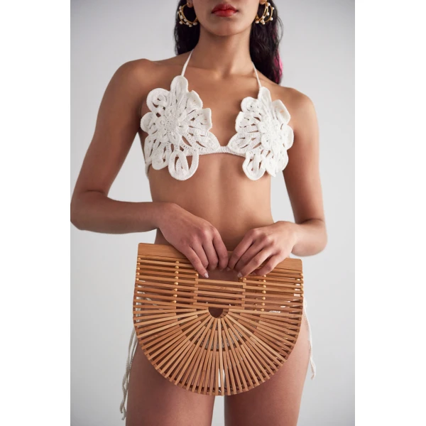 Cult Gaia Gaia'S Ark Small - Cult Gaia Totes & Top-Handle Bags - Bamboo & Acrylic Bags - Shop at Luxury Shoes 