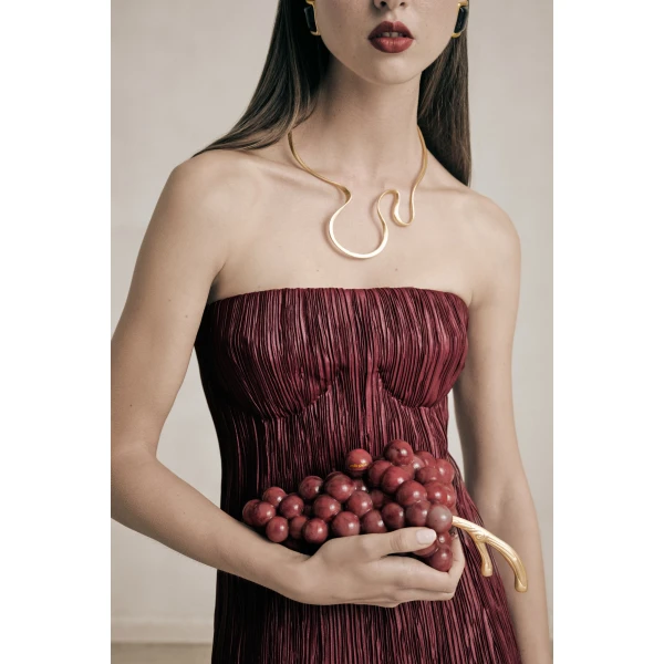 Cult Gaia Grape Clutch - Cult Gaia Clutch Bags - Bamboo & Acrylic Bags - Shop at Luxury Shoes 