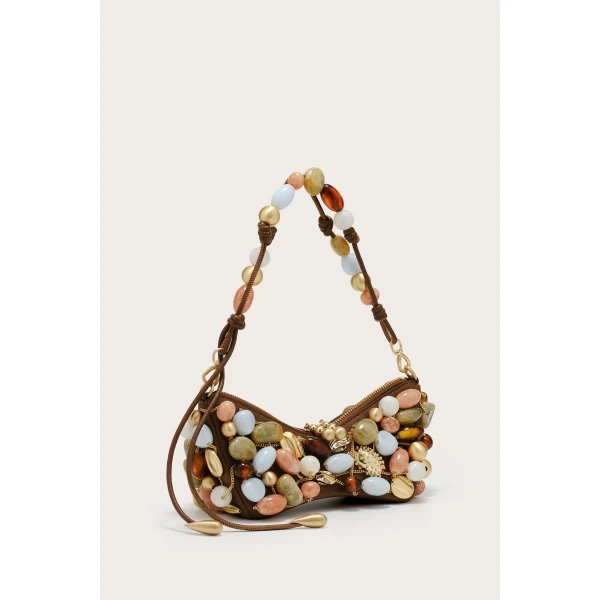 Cult Gaia Mercier Mini Shoulder Bag - Cult Gaia Shoulder & Crossbody Bags - Bamboo & Acrylic Bags - Shop at Luxury Shoes 