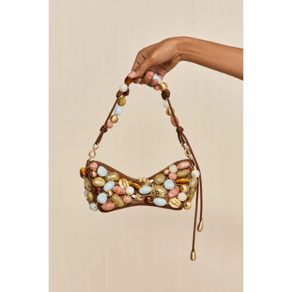 Cult Gaia Mercier Mini Shoulder Bag - Cult Gaia Shoulder & Crossbody Bags - Bamboo & Acrylic Bags - Shop at Luxury Shoes 