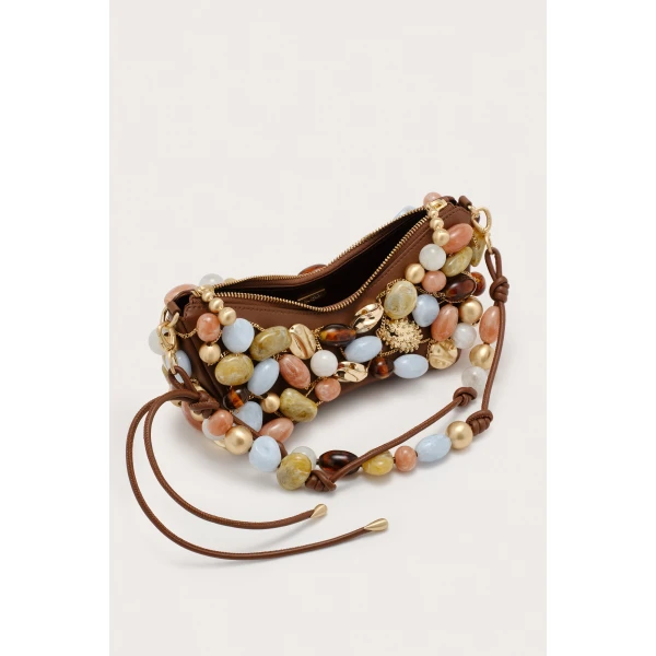 Cult Gaia Mercier Mini Shoulder Bag - Cult Gaia Shoulder & Crossbody Bags - Bamboo & Acrylic Bags - Shop at Luxury Shoes 