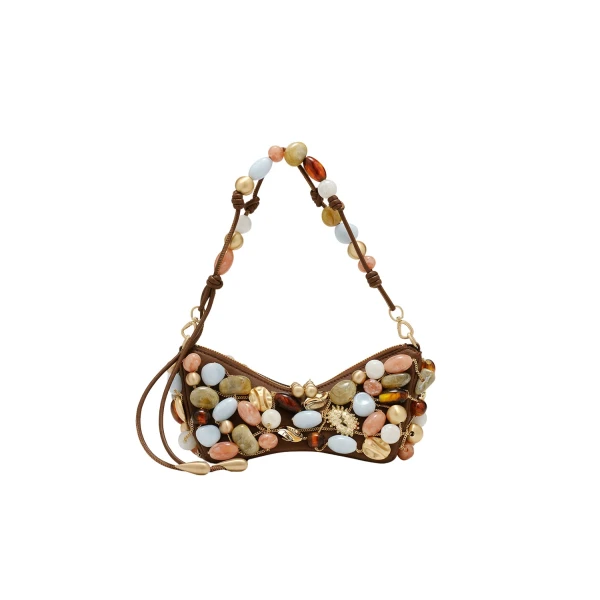 Cult Gaia Mercier Mini Shoulder Bag - Cult Gaia Shoulder & Crossbody Bags - Bamboo & Acrylic Bags - Shop at Luxury Shoes 