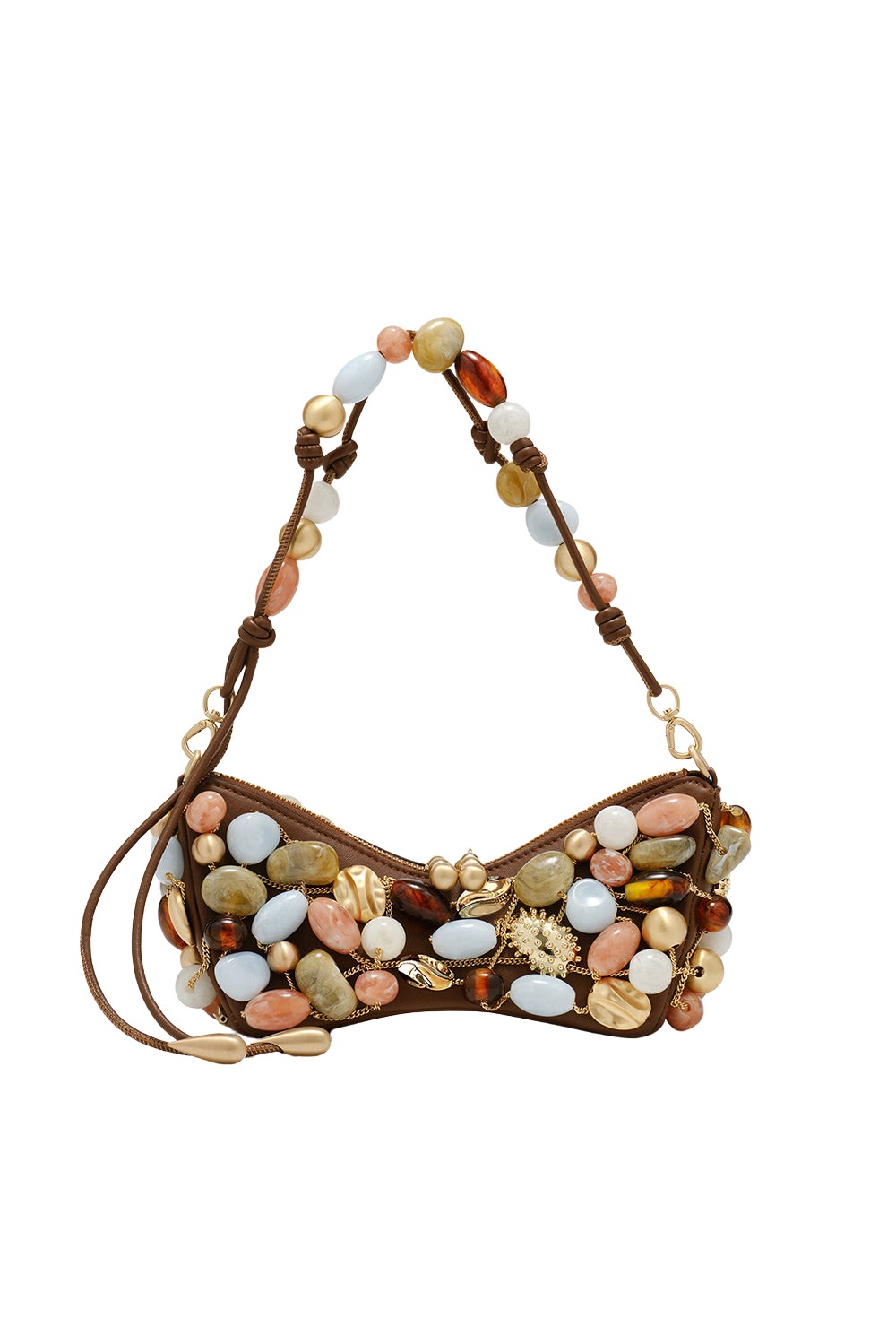 Cult Gaia Mercier Mini Shoulder Bag - Cult Gaia Shoulder & Crossbody Bags - Bamboo & Acrylic Bags - Shop at Luxury Shoes 
