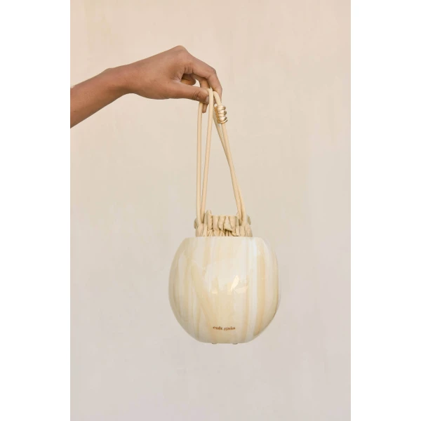 Cult Gaia Mona Wristlet - Cult Gaia Totes & Top-Handle Bags - Bamboo & Acrylic Bags - Shop at Luxury Shoes 